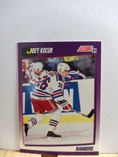 JOEY KOCUR 🏆1991 SCORE #92 RANGERS NHL Hockey Card🏆