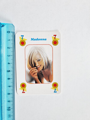 Madonna Carte Rare Papier Magazine Je Veux Dire '90s Années 90 Original Vintage
