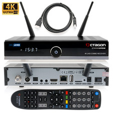 Octagon SF8008 4K COMBO SUPREME UHD E2 DVB-S2X & DVB-C/T2 Linux PVR Receiver