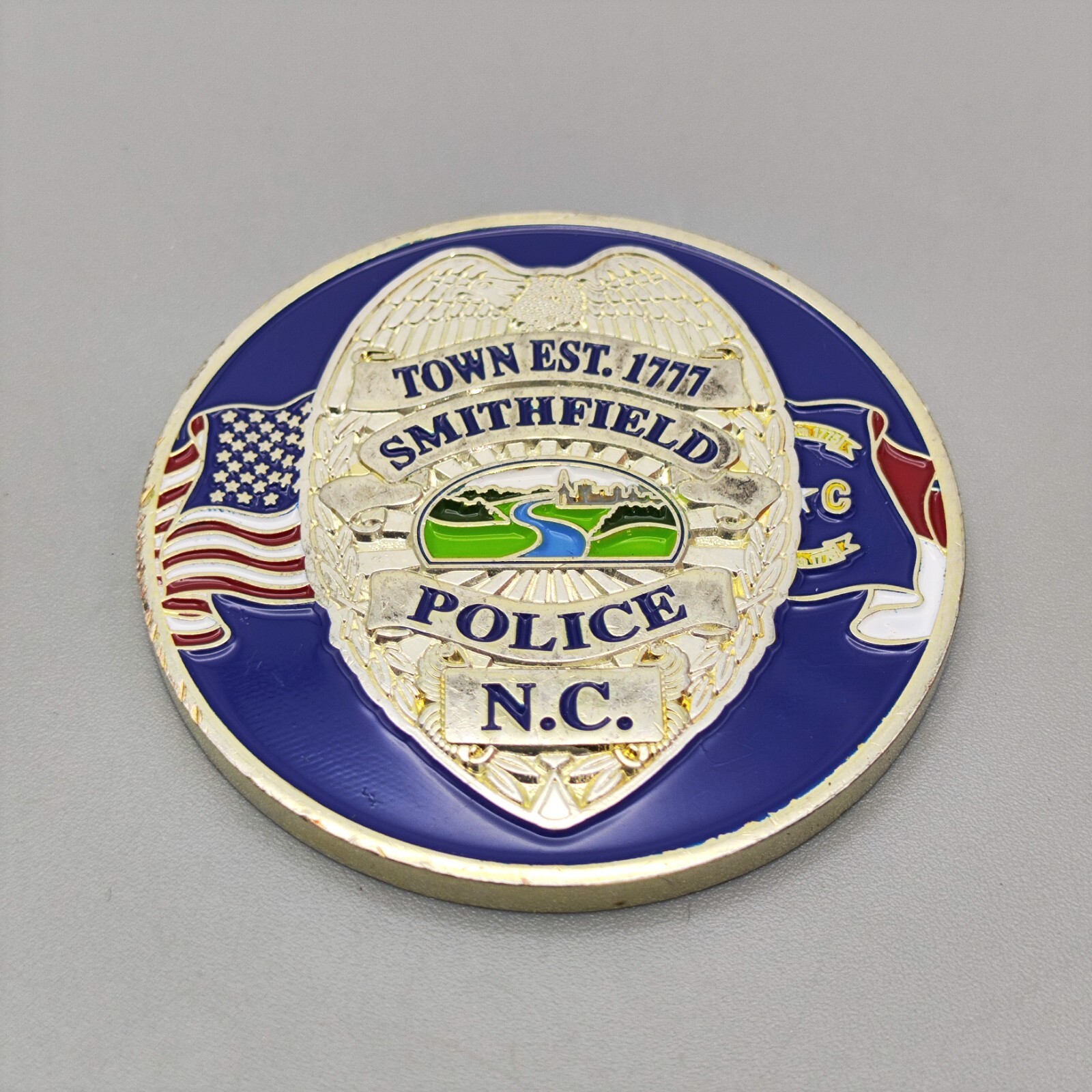 Smithfield North Carolina Police Department Challenge Coin