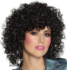 Boland Womens Fashion Club Frisee' Curly Wig, Black