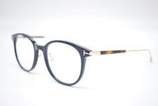 NEW TOM FORD TF 5644-D-B 090 BLACK BLUE BLOCK AUTHENTIC EYEGLASSES FRAMES 52-20