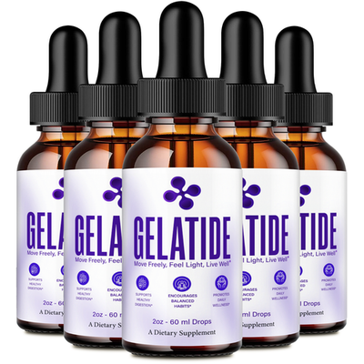 #ad #ad Gelatide Drops Official Gelatide Supplement Droppers 5 Pack $57.95