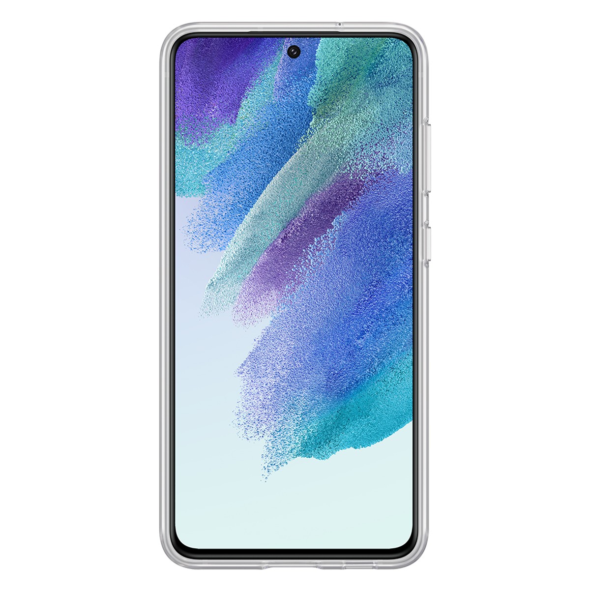 Coque Samsung S21 FE silicone blanc pour garder les mains libres - 3