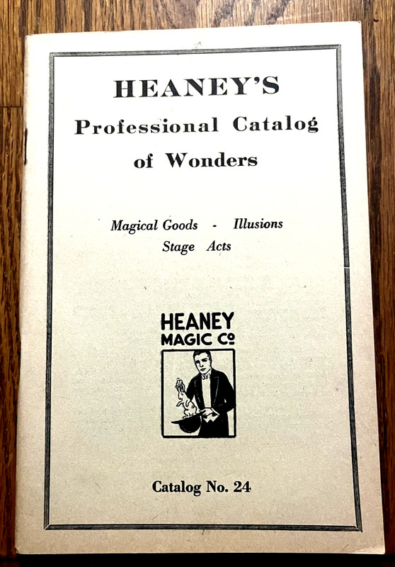 Heaney Catalog of Magic Tricks & Wonders no 24 Heaney Magic Co  Berlin Wisconsin