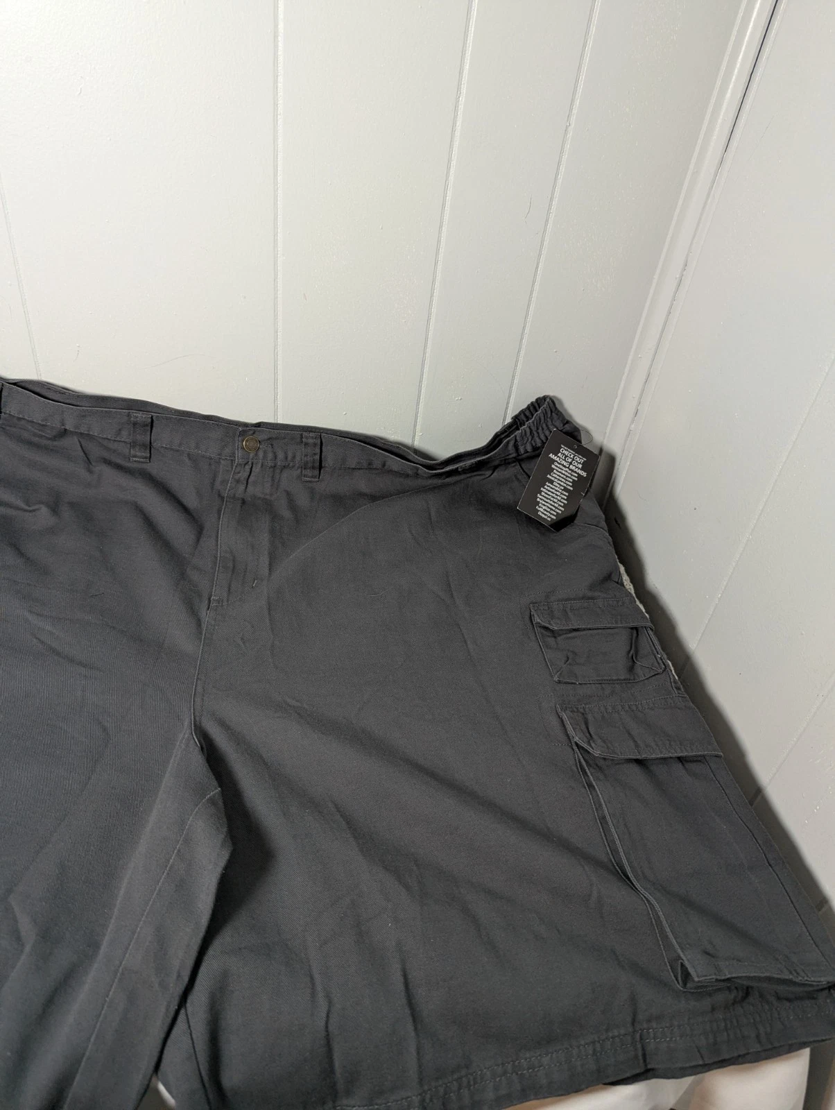Boulder Creek Men's Dark Gray Cargo Shorts Size 60 Walking Fishing
