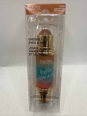 PHYSICIANS FORMULA Cheeks, Eyes, & Lips (sun-kissed Rose) Contour Stick, NIB