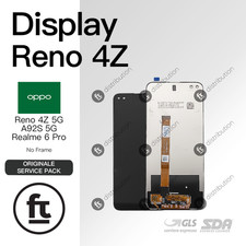 OPPO DISPLAY RENO 4Z 5G/ A92s 5G/ REALME 6 PRO ORIGINALE SERVICE NO FRAME TOUCH