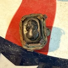 Dug Civil War 💥 🇺🇸 💣 Brass And Glass Cameo Ring Port Hudson