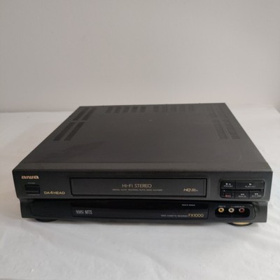 Vintage AIWA Stereo Video Cassette Recorder VCR Model HV-FX1000U Tested & Works