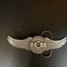 2002 Harley Davidson HD Eagle Wings Belt Buckle 211245