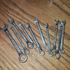 Craftsman Usa 10 Pcs Mini Combination Ignition Wrench Set Good Used Cond