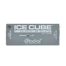 Radial Engineering IceCube IC-1 Balanced Line Isolator and Hum Eliminator NEW