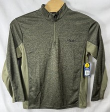 Huk Hoodie Mens Medium Icon X Coldfront Pullover UPF 50 Fishing Performance