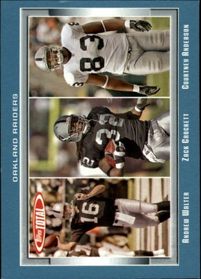 #ad 2006 Topps Total Blue #383 Andrew Walter Courtney Anderson Zack Crockett FB $1.00