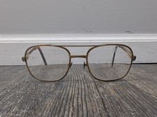 Unbranded Vintage Eyeglasses Frames Gold Metal