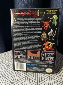 Wizardry: Proving Grounds of the Mad Overlord Nintendo NES CIB