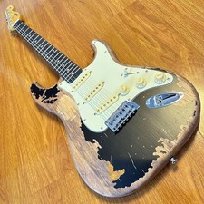 ST Black Retro chitarra elettrica tastiera palissandro pickup SSS ponte tremolo