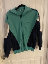 Vintage Adidas 1980s VENTEX Challenger Track Jacket Full Zip Size 6 / 50