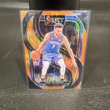 2024-25 Panini Select - Premier Level Chet Holmgren #128 Orange Flash Prizm