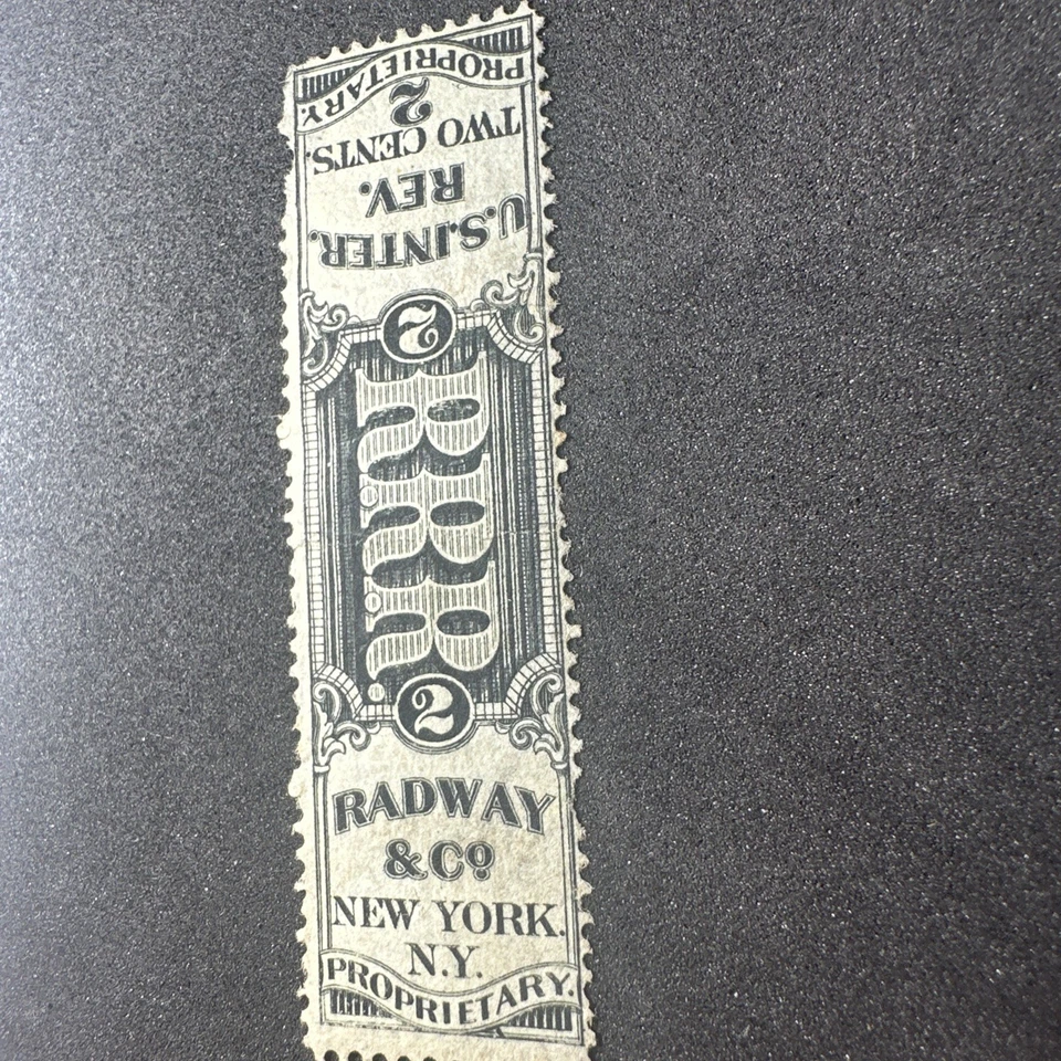 1871 RS193 Radway & Co Medicine Stamp Revenue - Image 3 of 4