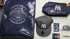 Yankees Stadium Collectibles-2002 Game Bag, 2019 Rare Pin, New Era Hat, more!