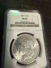 1881-S Morgan Silver Dollar MS 63 NGC San Francisco USA