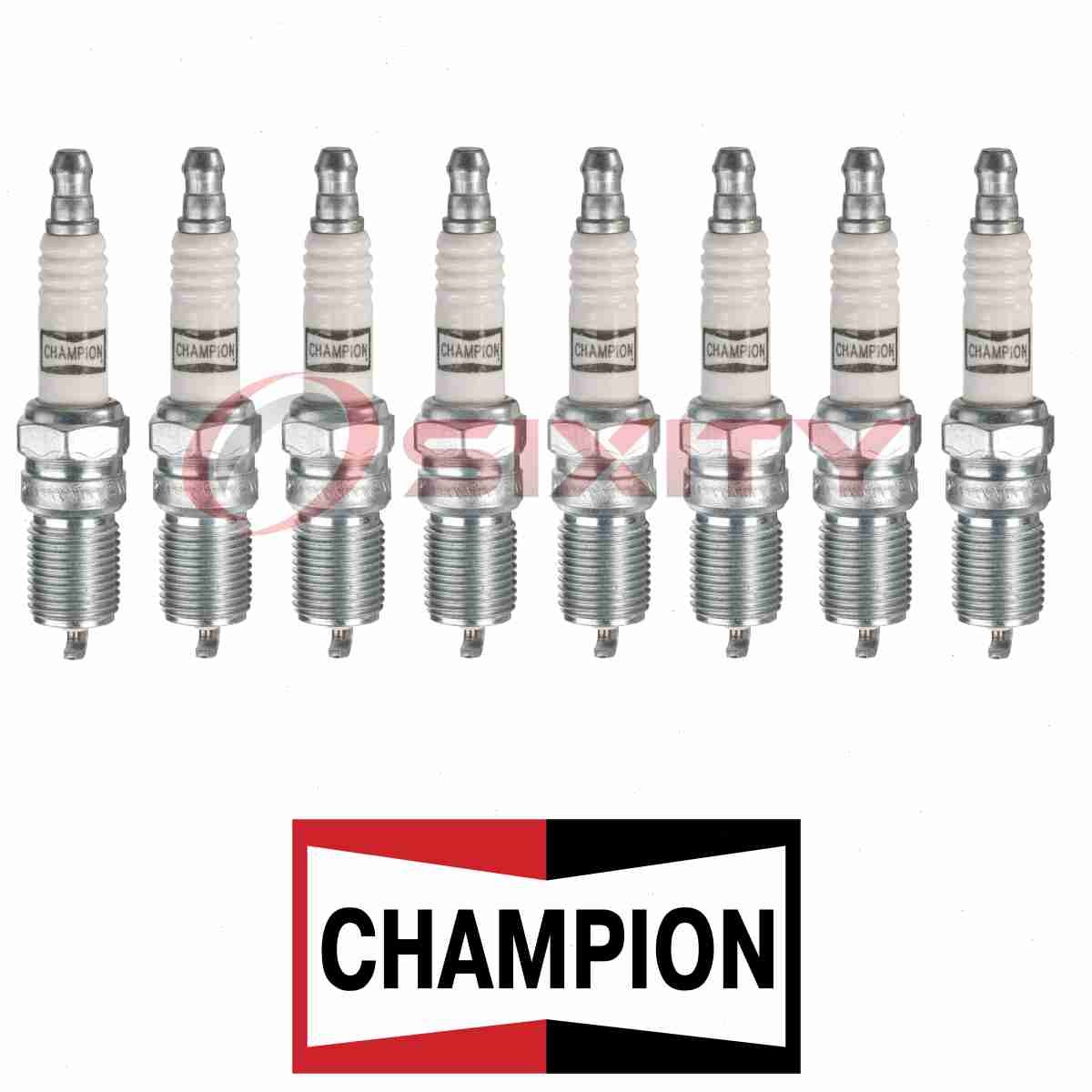 For Chevrolet Caprice CHAMPION PLATINUM 8 pc Spark Plugs 4.3L 5.7L V8 p7