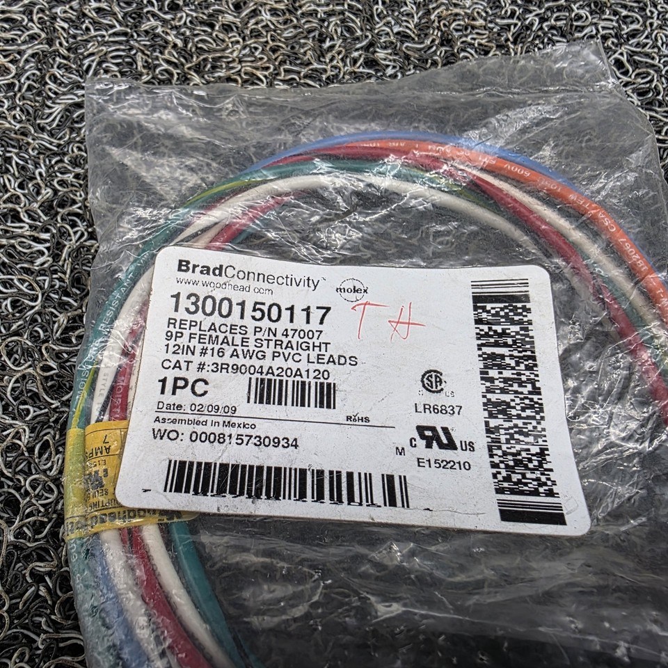 Cablaggio Molex Brad 1300150080 (3R2006A20F0301) Nuovo Eccedenze