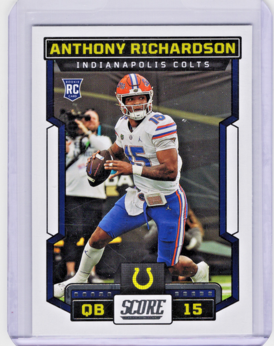 2023 Score Rookies Anthony Richardson 304 Rookie RC Gators Indianapolis Colts