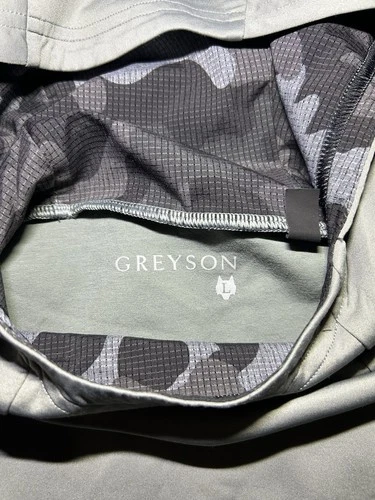 Wade Hampton Golf Club Greyson Sequoia Hoodie Men’s Size Large Gray NWOT image 2