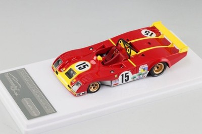 Tecno Model TM43-04A 1/43 Ferrari 312 PB Le Mans 24H 1973 #15 Model Car