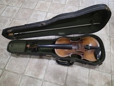 Anton Beder Copie Antonius Stradivarius Violin 4/4 Germany w/ Bow & Case