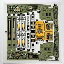 LEGO STICKER SHEET 70227 King Crominus' Rescue Stickers Decals Legends of Chima