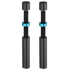 2Pcs Graphics Card Support,74-120mm Adjustable Height Aluminum Alloy Black, Blue