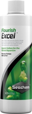 Seachem Flourish Excel- Bioverfügbare organische Kohlenstoffquelle Dünger 250ml