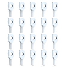 Cable Ball Stopper, 20pcs Gym Machine Accessories for 5mm Cable Fitness, Silver