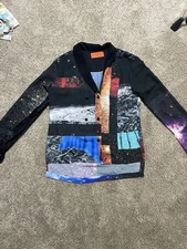 Clover Canyon Sheer Multicolored Space Theme Top S