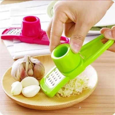 Creative Garlic Grinder Press Kitchen Puree Maker Ginger Garlic Mincer Tool