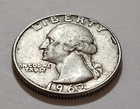 1962-D Washington Quarter • 90% Silver • Circulated • X91