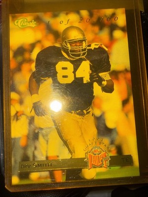 1993 Classic Draft Picks - Irv Smith #38 (RC) 1 Of 20,000