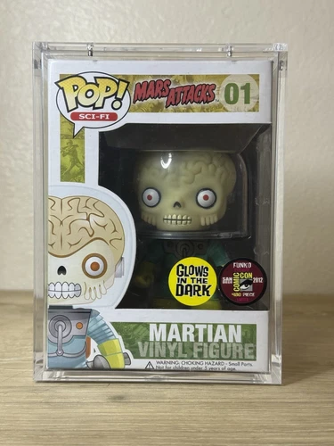 Martian Mars Attacks Funko POP! Glows In The Dark SDCC 2012 Exclusive 480 Pieces