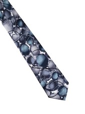 Jerry Garcia Courtyard Performance Collection Neck Tie 59 Gray Abstract Dot Silk
