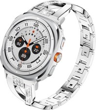 Metal Strap Compatible with Samsung Galaxy Watch Ultra 47mm No Gap 