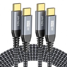 USB C Data Cable 20Gbps High-Speed Transfer, 3FT 2-Pack, USB 3.2 Gen 2x2  4K...