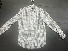 ROBERT TALBOTT Men's Medium Button Up Shirt Classic Fit Multi Colored Check