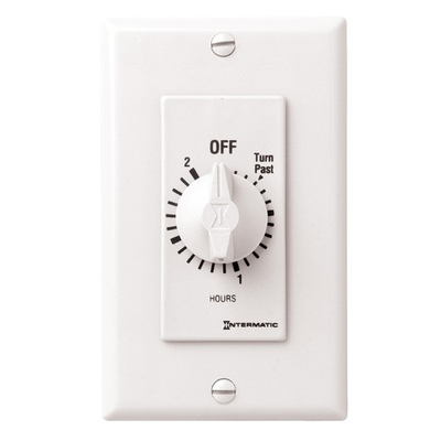 #ad 2 Hour White Spring Wound Timer Manual No Electricity Wall Switch Compatible $62.99
