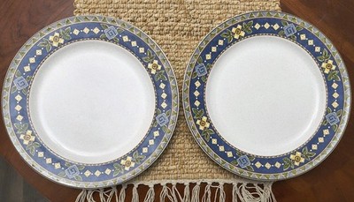 Set Of 2 Studio Nova CHATHAM 11'' Dinner Plates Stoneware Y2258