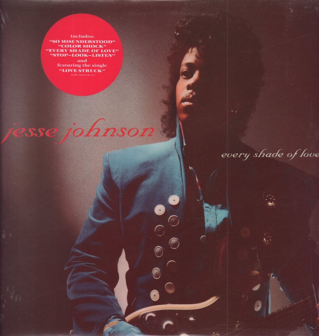 Jesse Johnson Every Shade of Love LP vinyl USA A&m 1988 brand new sealed has