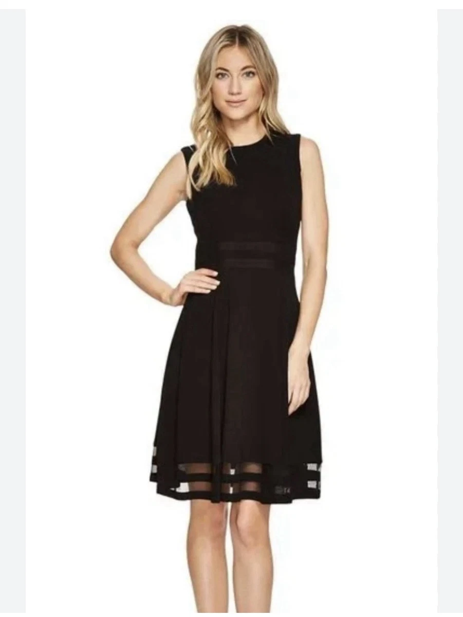Black Mesh Fit & Flare Dresses for Women for sale | eBay